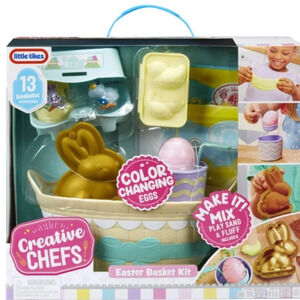 Little Tikes Easter Basket Mixed Sand Kit with 12 Accessories Creative Chefs NEW